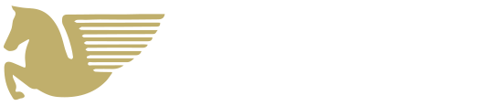 Pegasus logo knock out 540 pixels wide
